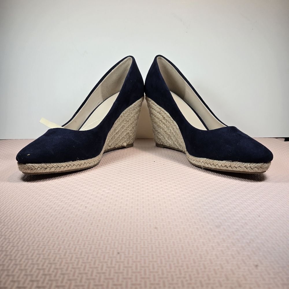 Kate Middleton MONSOON Fleur Espadrille Wedges Size 9  NWT